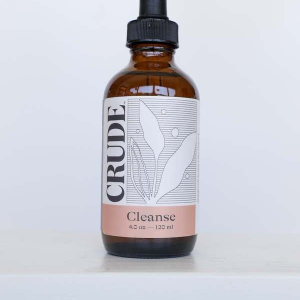 Crude organic oil cleanser, make up remover and moisturizer